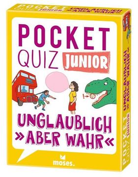 portada Pocket Quiz Junior Unglaublich, "Aber Wahr" (Kinderspiel) (in German)