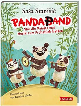 portada Panda-Pand: Wie die Pandas mal Musik zum Frühstück Hatten | ein Vorlesebuch von Sa? A Stani? I? Ab 5 Jahren (en Alemán)