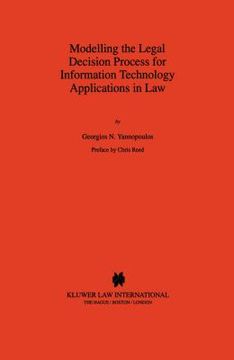 portada modeling legal decision process for information technology applications (en Inglés)