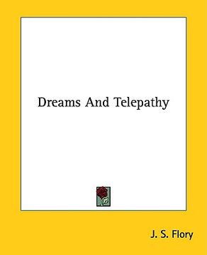 portada dreams and telepathy (en Inglés)