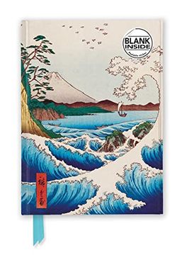 portada Utagawa Hiroshige: Sea at Satta (Foiled Blank Journal) (Flame Tree Blank Notebooks) (en Inglés)