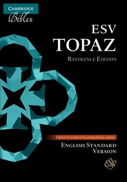 portada Esv Topaz Reference Edition, Dark Green Goatskin Leather, Es676: Xrl (en Inglés)