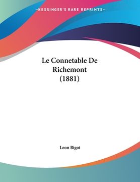 portada Le Connetable De Richemont (1881) (in French)
