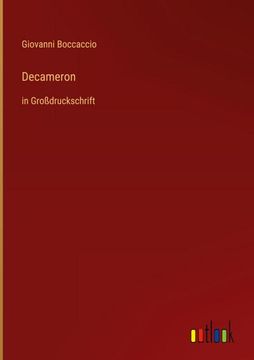 portada Decameron: In Großdruckschrift (en Alemán)