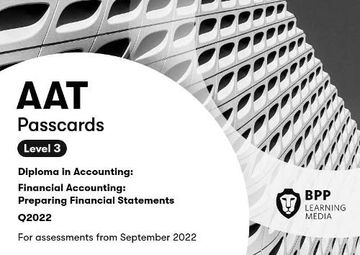 portada Aat Financial Accounting: Preparing Financial Statements: Passcards 