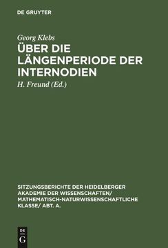 portada Über die Längenperiode der Internodien (in German)