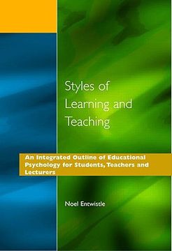 portada styles of learning and teaching: an integrated outline of educational psychology for students, teachers and lecturers