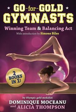 portada Go-For-Gold Gymnasts Bind-Up [#1: Winning Team + #2: Balancing Act] (The Go-For-Gold Gymnasts) (en Inglés)