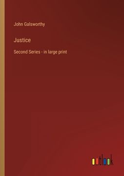 portada Justice: Second Series - in large print (en Inglés)