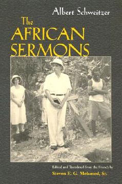 portada albert schweitzer's african sermons (en Inglés)