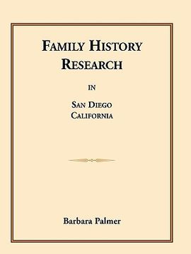 portada family history research in san diego, california (in English)