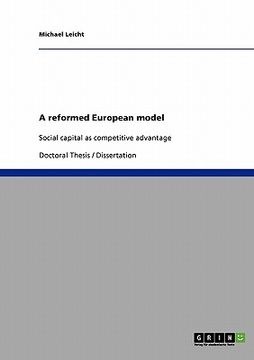 portada a reformed european model (in English)