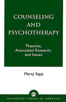 portada Counseling and Psychotherapy pb: Theories, Associated Research and Issues (in English)