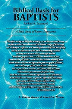portada biblical basis for baptists (in English)