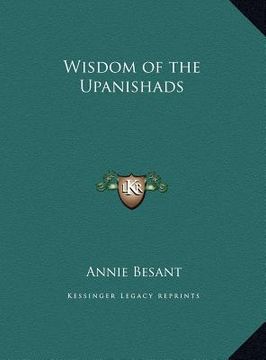 portada wisdom of the upanishads (en Inglés)