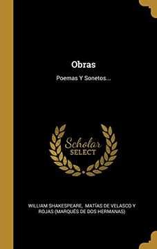 portada Obras: Poemas y Sonetos.