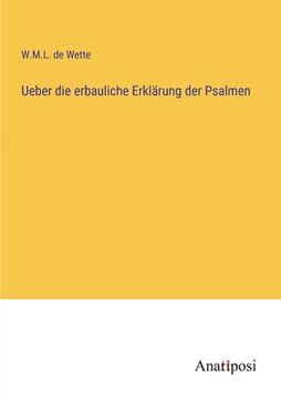 portada Ueber die erbauliche Erklärung der Psalmen (en Alemán)