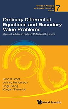 portada Ordinary Differential Equations And Boundary Value Problems - Volume I: Advanced Ordinary Differential Equations (Trends in Abstract and Applied Analysis) 