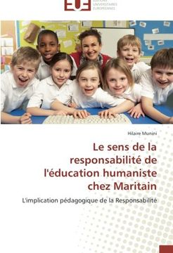 portada Le Sens de La Responsabilite de L'Education Humaniste Chez Maritain