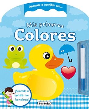 portada Mis primeros colores (Aprende a escribir con...) (in Spanish)