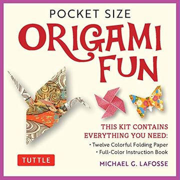 portada Pocket Size Origami fun Kit: Contains Everything you Need to Make 7 Exciting Paper Models 