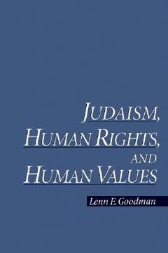 portada judaism, human rights, and human values (in English)