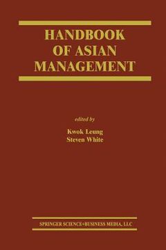 portada Handbook of Asian Management (en Inglés)