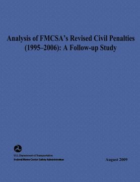 portada Analysis of FMCSA's Revised Civil Penalties (1995-2006): A Follow-up Study
