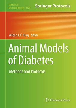 portada Animal Models of Diabetes: Methods and Protocols (Methods in Molecular Biology, 2128) (en Inglés)