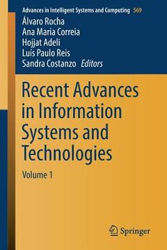 portada Recent Advances in Information Systems and Technologies: Volume 1 (en Inglés)