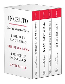 portada Incerto: Fooled by Randomness, the Black Swan, the bed of Procrustes, Antifragile 