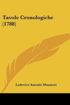 portada tavole cronologiche (1788) (en Inglés)