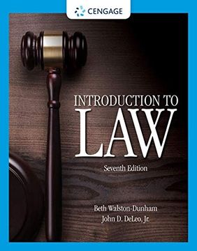 portada Introduction to law (Mindtap Course List) (in English)
