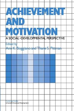 portada Achievement and Motivation Paperback (Cambridge Studies in Social and Emotional Development) (en Inglés)