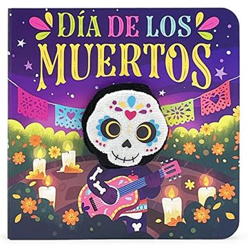 portada Dia de los Muertos, day of the Dead Children'S Finger Puppet Board Book, Ages 1-4 