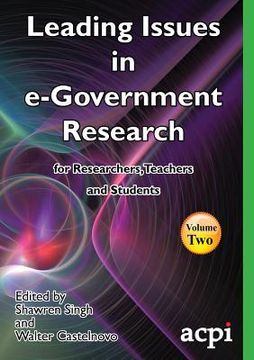 portada Leading Issues in e-Government Research Volume 2 (en Inglés)