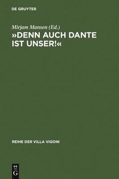 portada »Denn Auch Dante ist Unser! « (in German)
