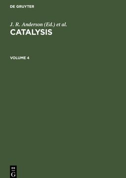 portada Catalysis, Volume 4, Catalysis Volume 4 (in English)