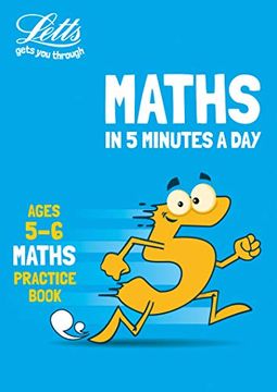 portada Letts 5-Minute Maths Mastery Age 5-6 (en Inglés)