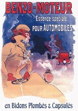portada Carnet Blanc, Affiche Benzo Essence Automobiles (en Francés)