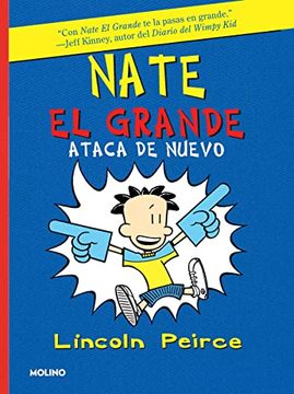 portada Nate El Grande Ataca de Nuevo / Big Nate Strikes Again (in Spanish)