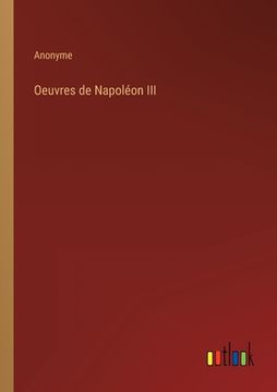 portada Oeuvres de Napoléon III (en Francés)