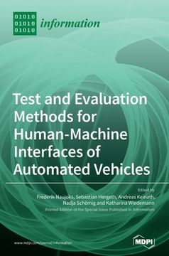 portada Test and Evaluation Methods for Human-Machine Interfaces of Automated Vehicles (en Inglés)