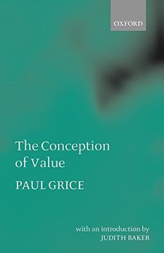 portada The Conception of Value (en Inglés)