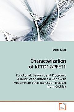 portada characterization of kctd12/pfet1 (en Inglés)