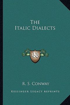 portada the italic dialects (en Inglés)