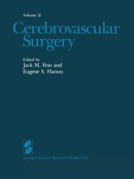 portada Cerebrovascular Surgery: Volume II (en Inglés)