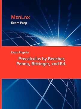 portada exam prep for precalculus by beecher, penna, bittinger, 2nd ed. (in English)
