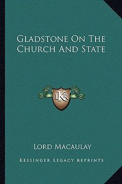 portada gladstone on the church and state