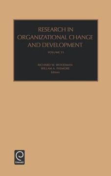 portada research in organizational change and development: vol. 13 (en Inglés)